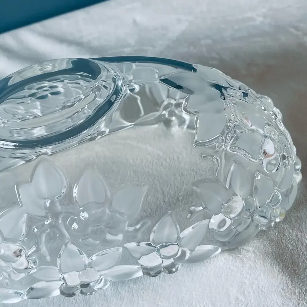 Vtg Mikasa Floral Crystal 